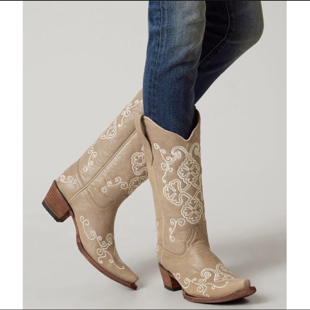 Circle G by Corral Leather Western Boot Sz 7.5